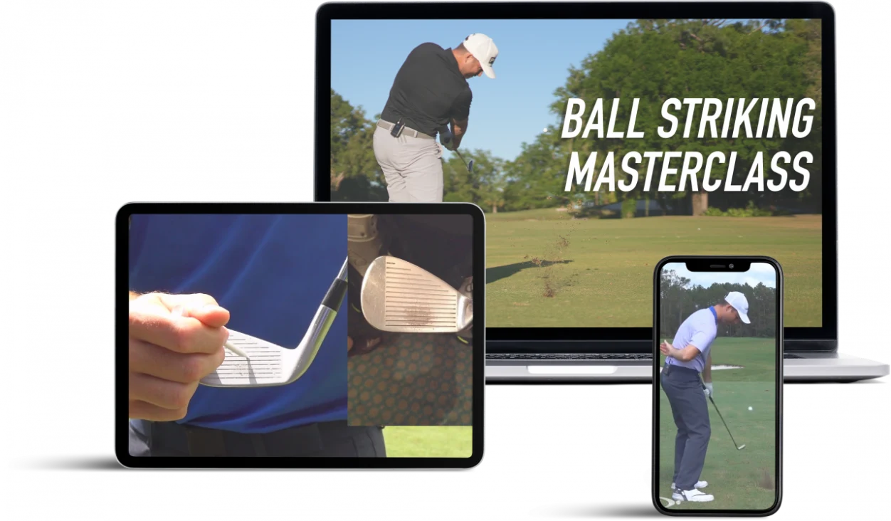 Ball Striking Masterclass on laptop, tablet and phone